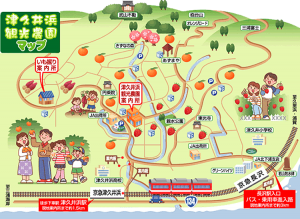 津久井浜観光農園マップ